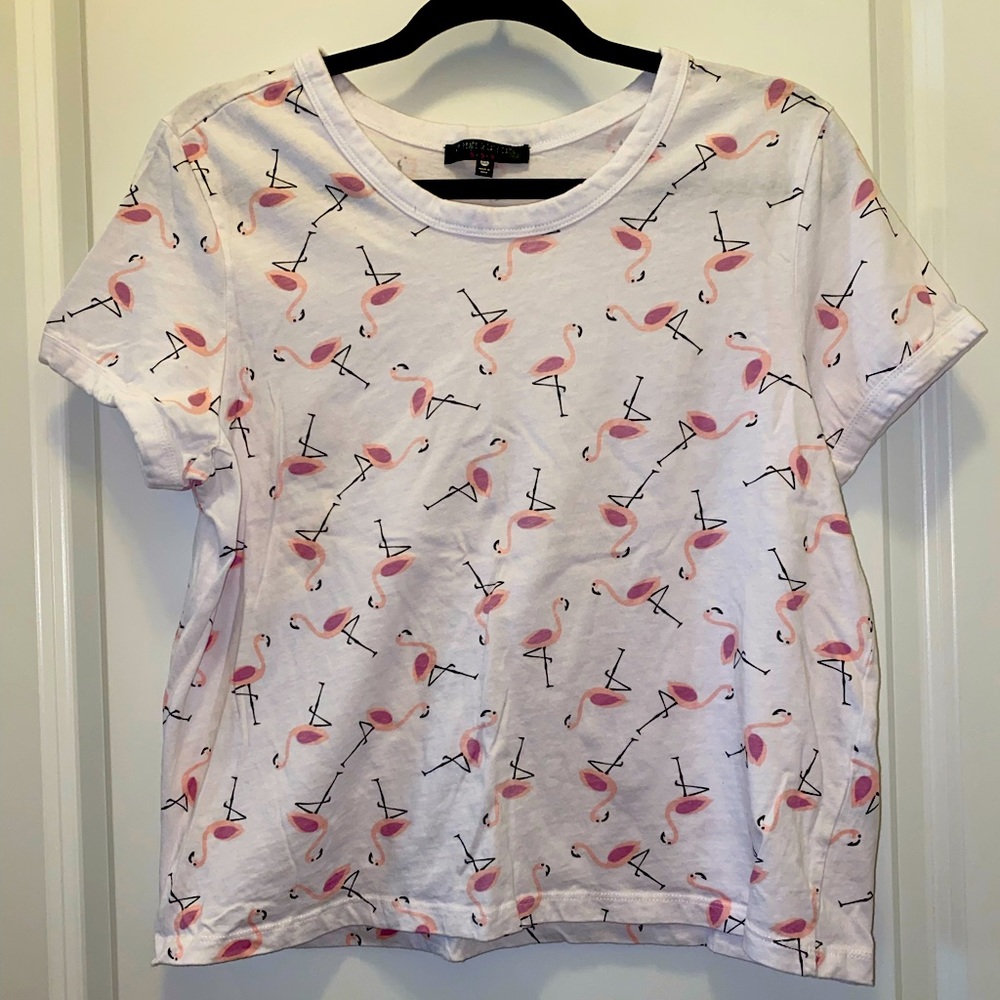XL Flamingo tee